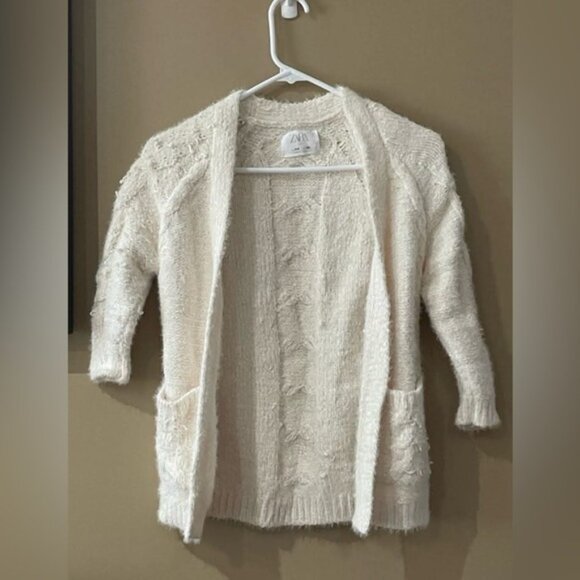 Cozy Cream Sweater Cardigan - Picture 1 of 3